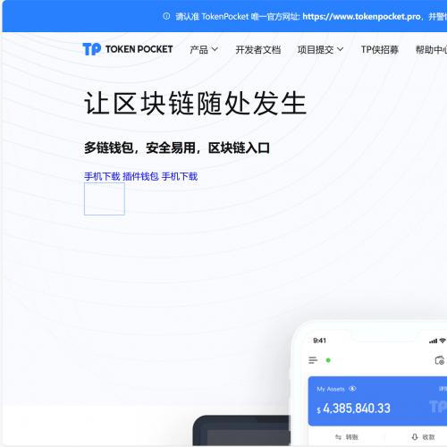 最新仿TP钱包官网前端源码